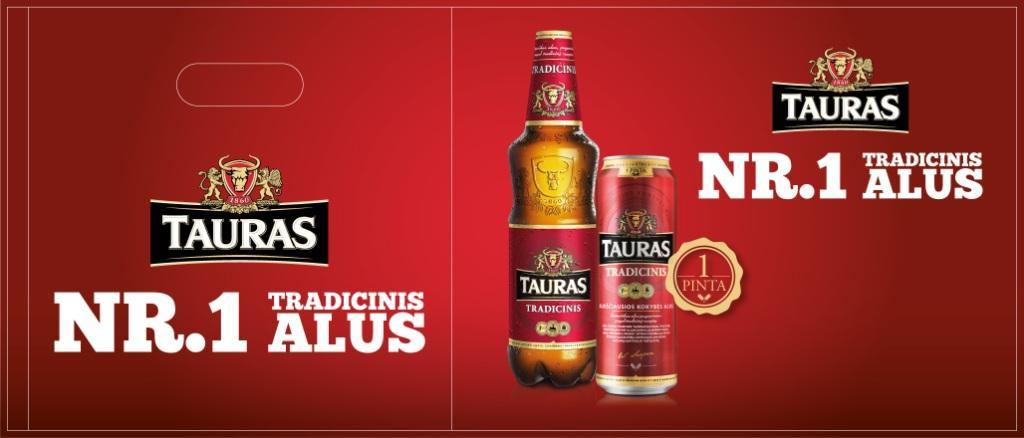 Prekės ženklas: TAURAS NR.1 TRADICINIS ALUS 1 PINTA